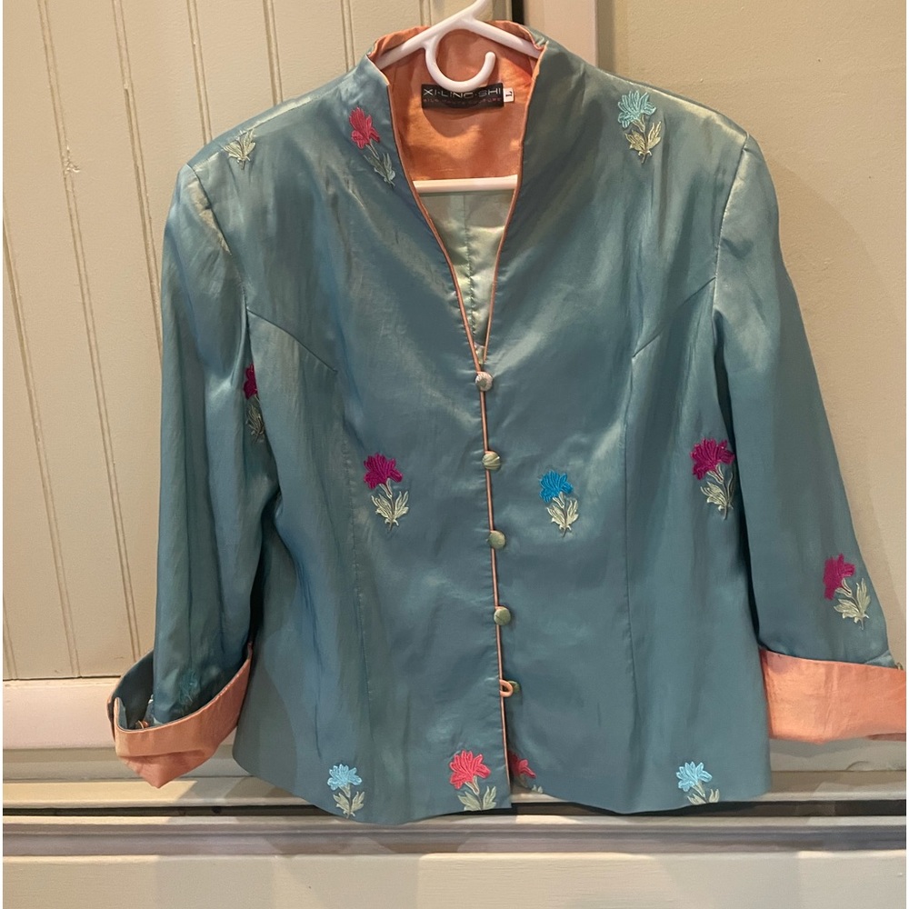 XI-Ling Shi Silk Haute Couture Kimono